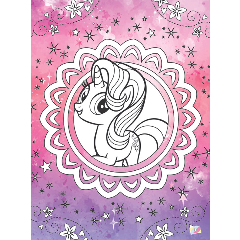 贴纸小马宝莉颜色反复自粘装饰贴画卡通贴贴手工益智游戏