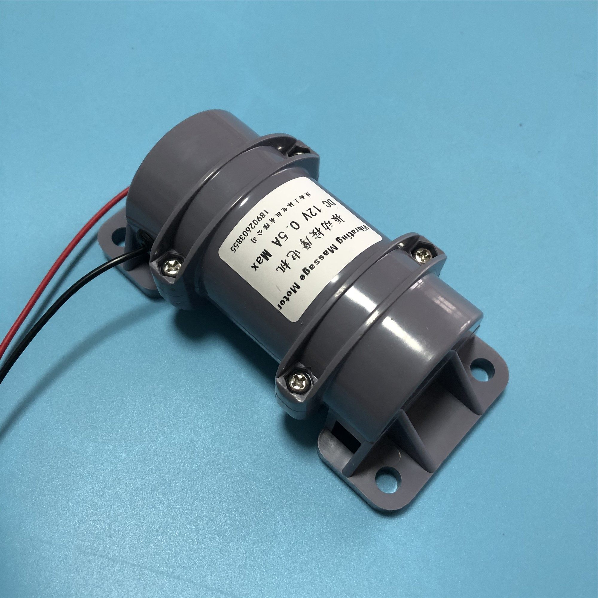 厂家直销dc12v3000rpm按摩振动电机双头偏心轮微型电机