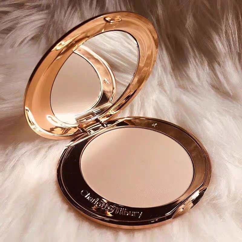 粉饼柔焦妆感英国charlottetilburyct无瑕极细定妆粉饼