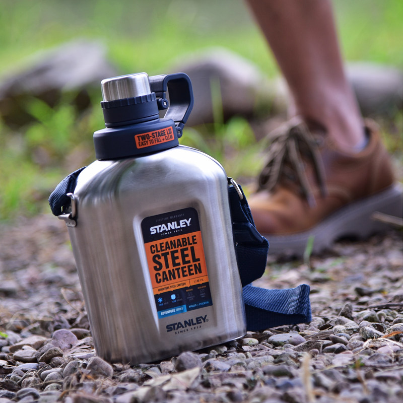 美国stanley史丹利不锈钢运动旅行水壶户外运动壶