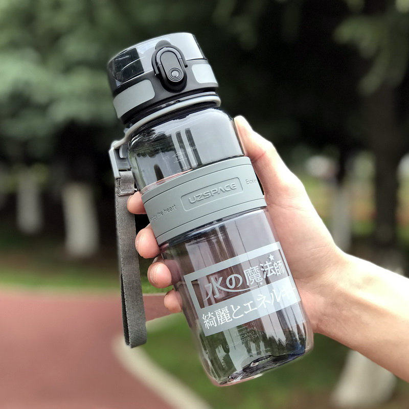 优之运动水杯便携男女1000ml超大容量水壶户外健身防摔漏塑料杯子