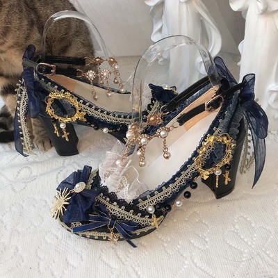 cecilia-lo鞋九歌黎明梦魇古典玩偶圣诞d龙骨高跟鞋花嫁茶会款