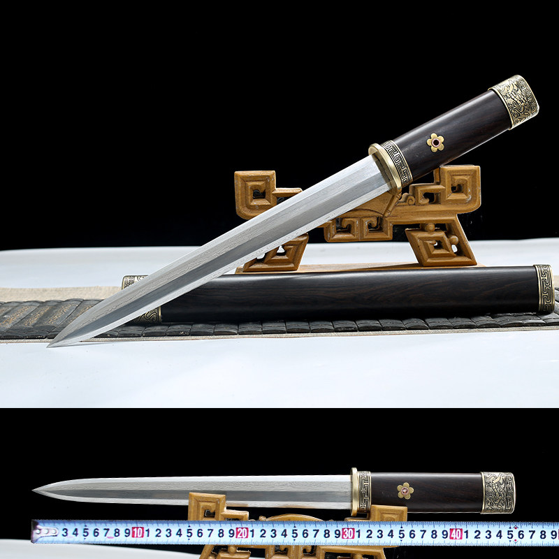 正品短剑八面唐剑防身具冷兵器手工刀剑龙泉市余氏宝剑未开刃