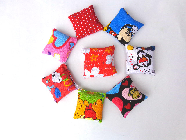 沙包儿童沙袋加厚帆布手工幼儿园手抓小号彩色沙包