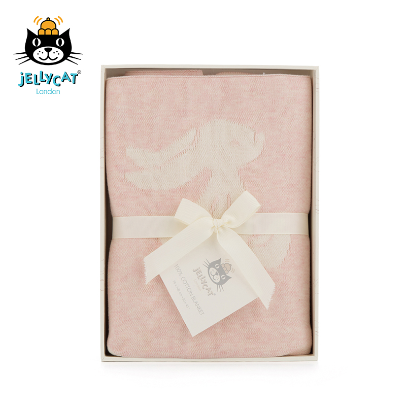 jELLYCAT英国害羞邦尼兔纯棉婴儿毛巾毯外出安抚包邮