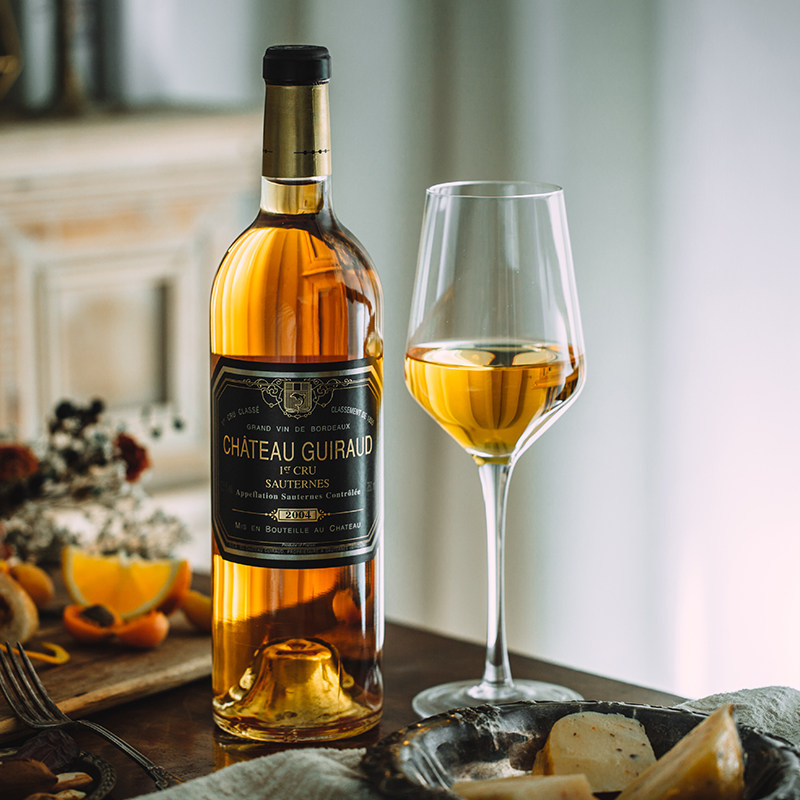 高分老年年份2004苏玳一级庄正牌大芝路古堡甜型葡萄酒(含贵腐