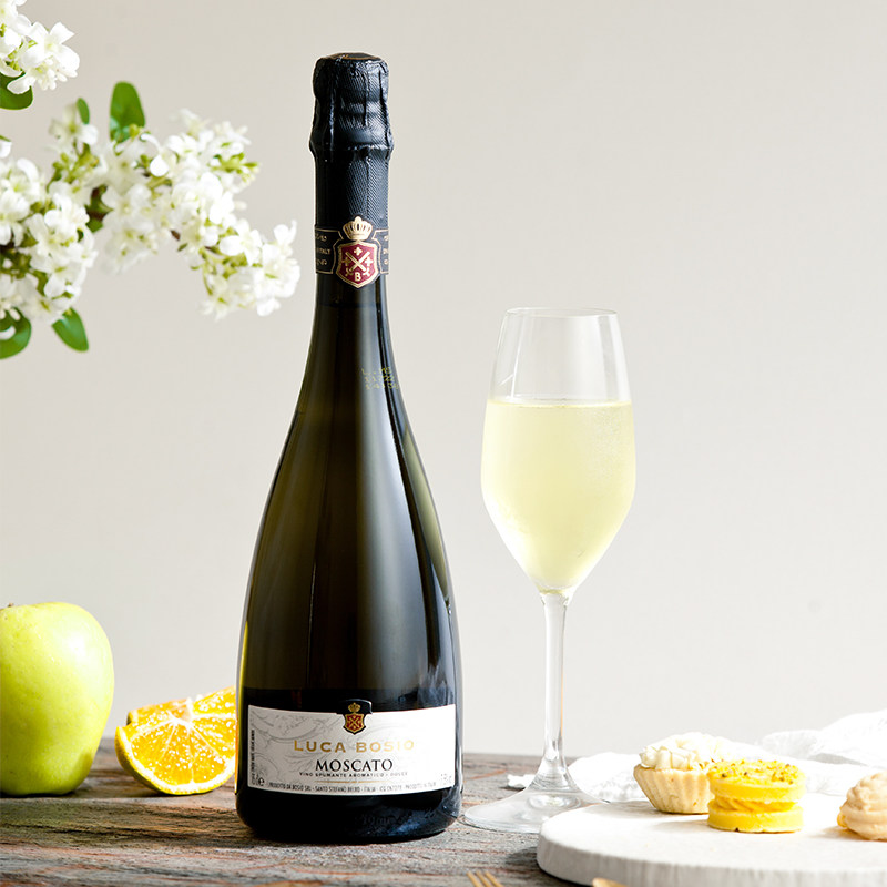 万人迷moscato甜水意大利西欧莫斯卡托甜白起泡气泡起泡及香槟葡萄酒