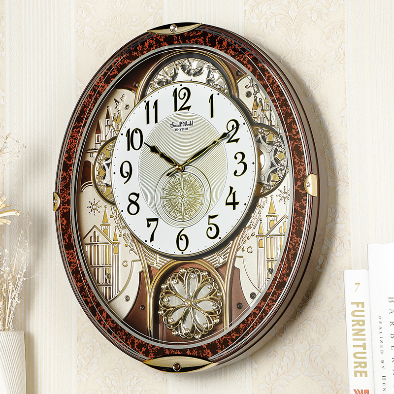 丽声钟表客厅创意魔幻时钟简约现代家用静音挂钟
