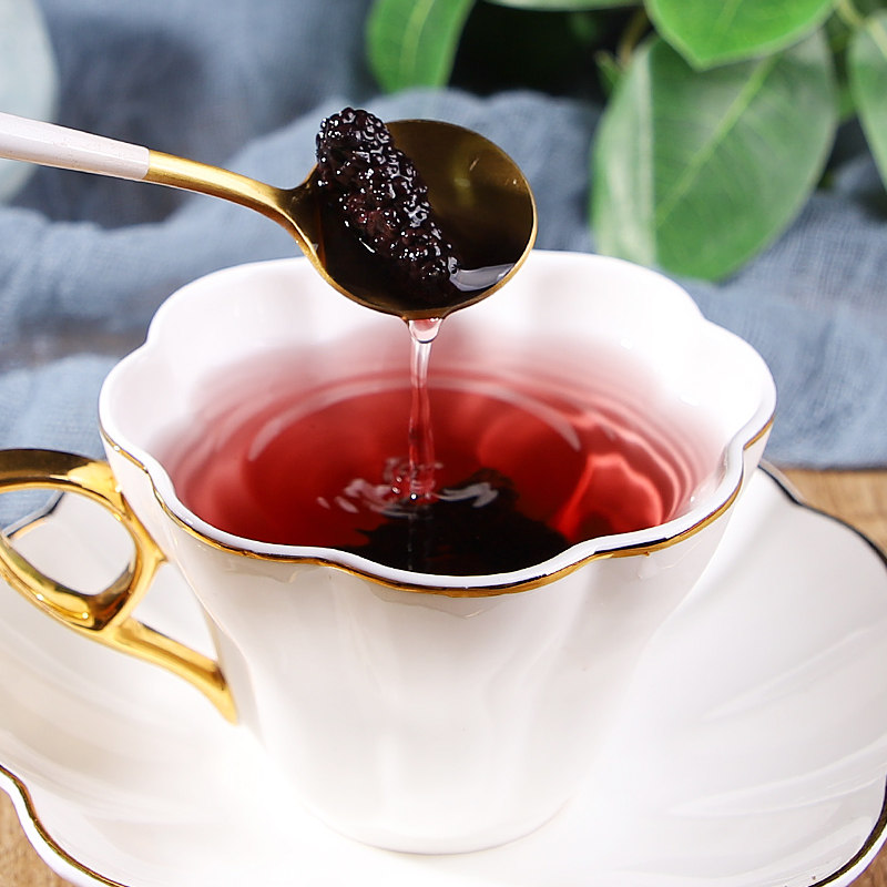 桑葚干桑桑椹茶黑特级免洗即食泡水零食特产桑椹干