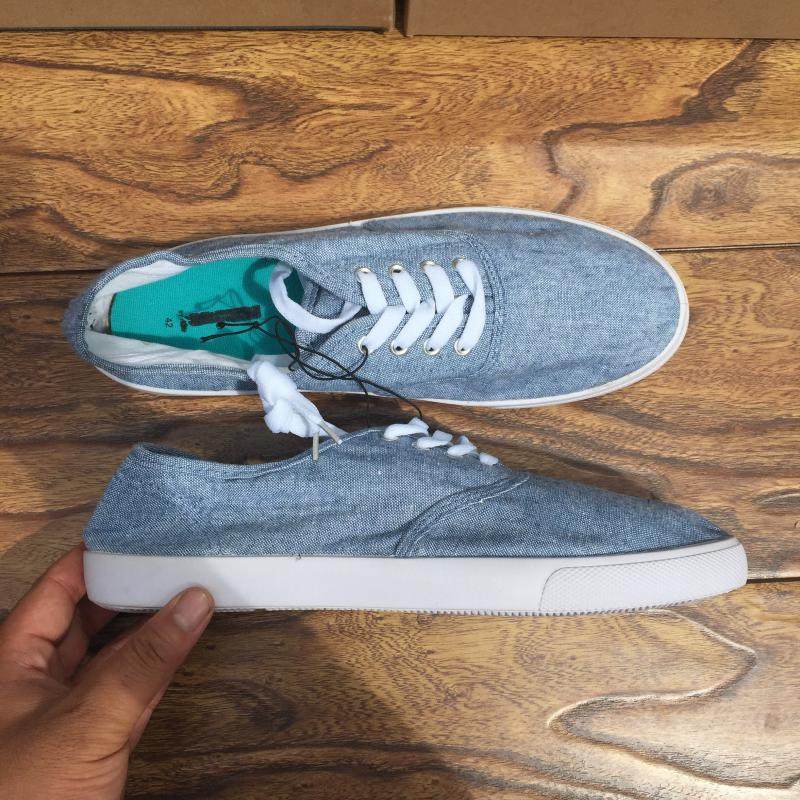 hm休闲薄轻春夏工作软底板鞋低帮正品外贸帆布鞋