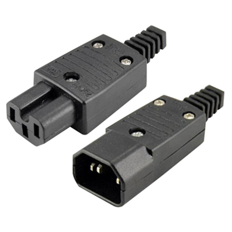 电源延长线对接插头插座配套字形接口连接线c13插头