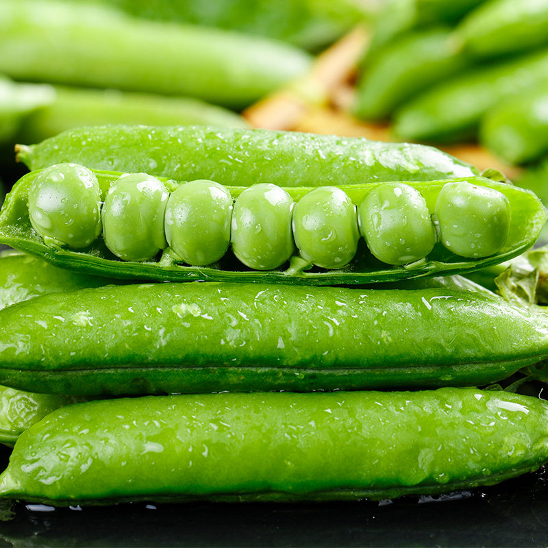 豌豆豆粒整箱农家四季豆荚甜豆青豆新鲜荷兰新鲜豆类