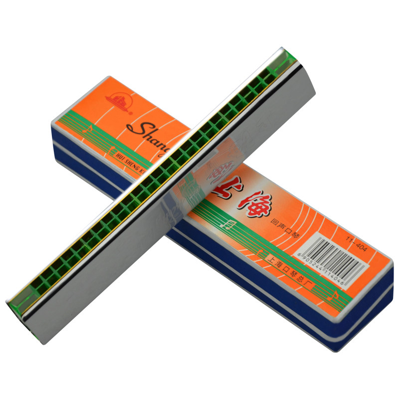 上海总厂品牌回声口琴24孔初学者入门成人高级口琴