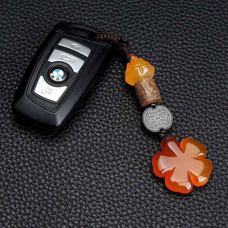 钥匙挂件女高高档饰品貔貅吊坠宝马奔驰创意车用钥匙扣