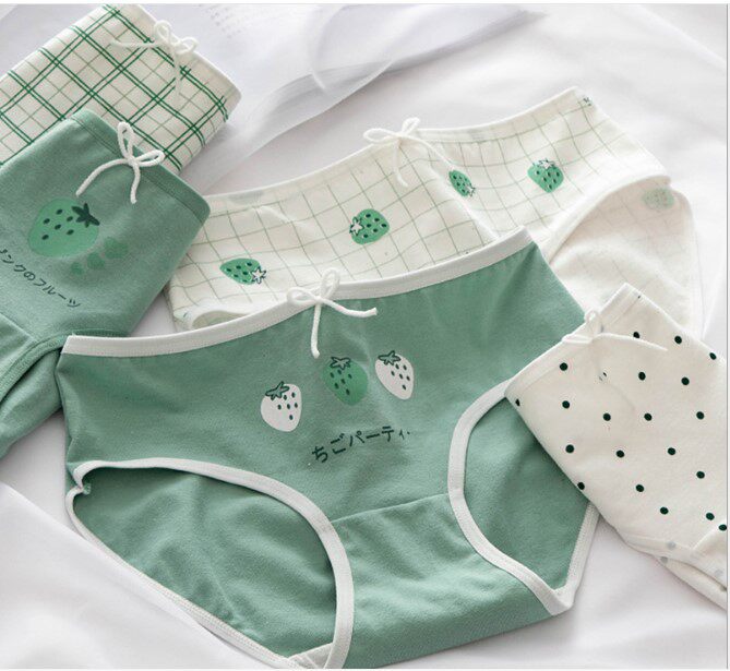 中学生中高初中少女内裤青少年纯棉全棉女孩18岁女三角裤