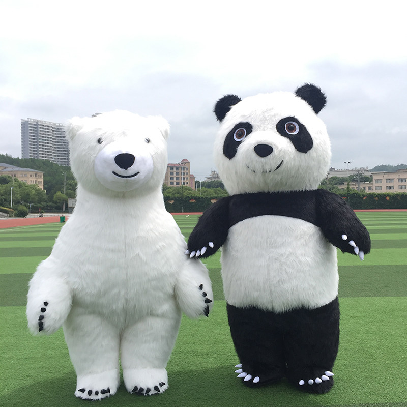 玩偶充气大熊猫人偶服装卡通广告活动宣传网红cosplay配件