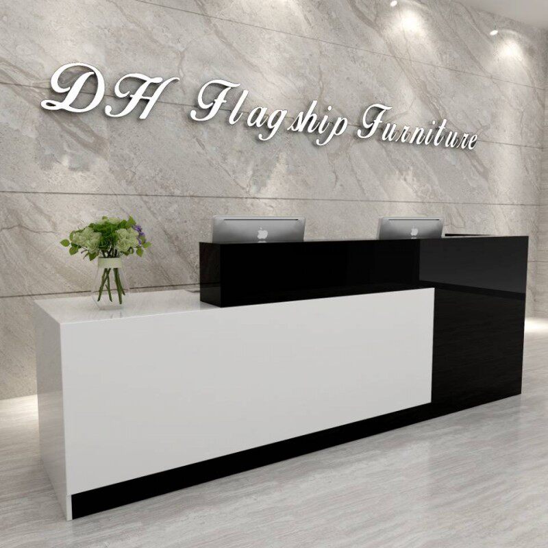 前台接待烤漆小商商店柜台咨询台简约迎宾店铺便利店收银台