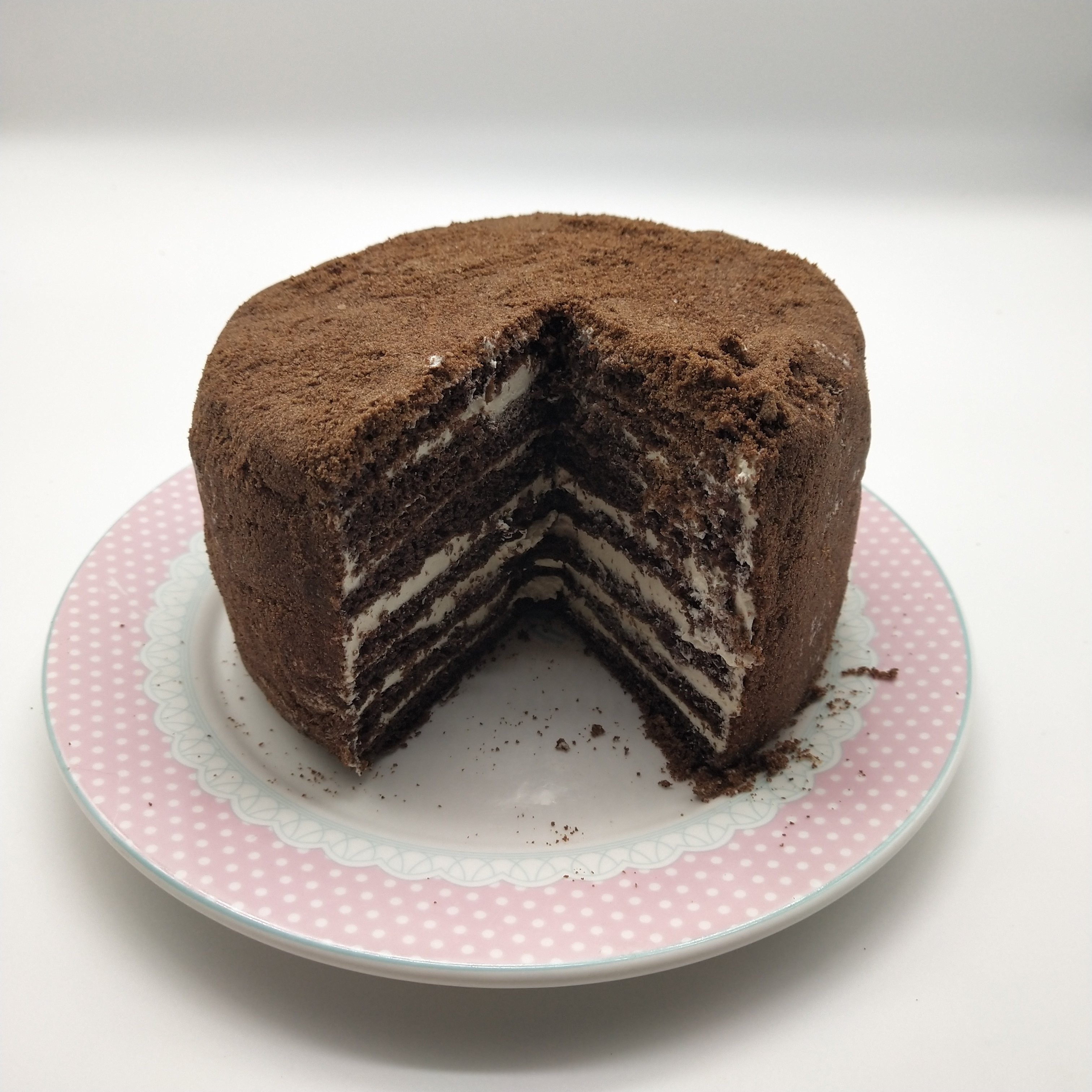 包邮正宗俄罗斯提拉米苏进口双山蜂蜜奶油千层蛋糕500克包装随机