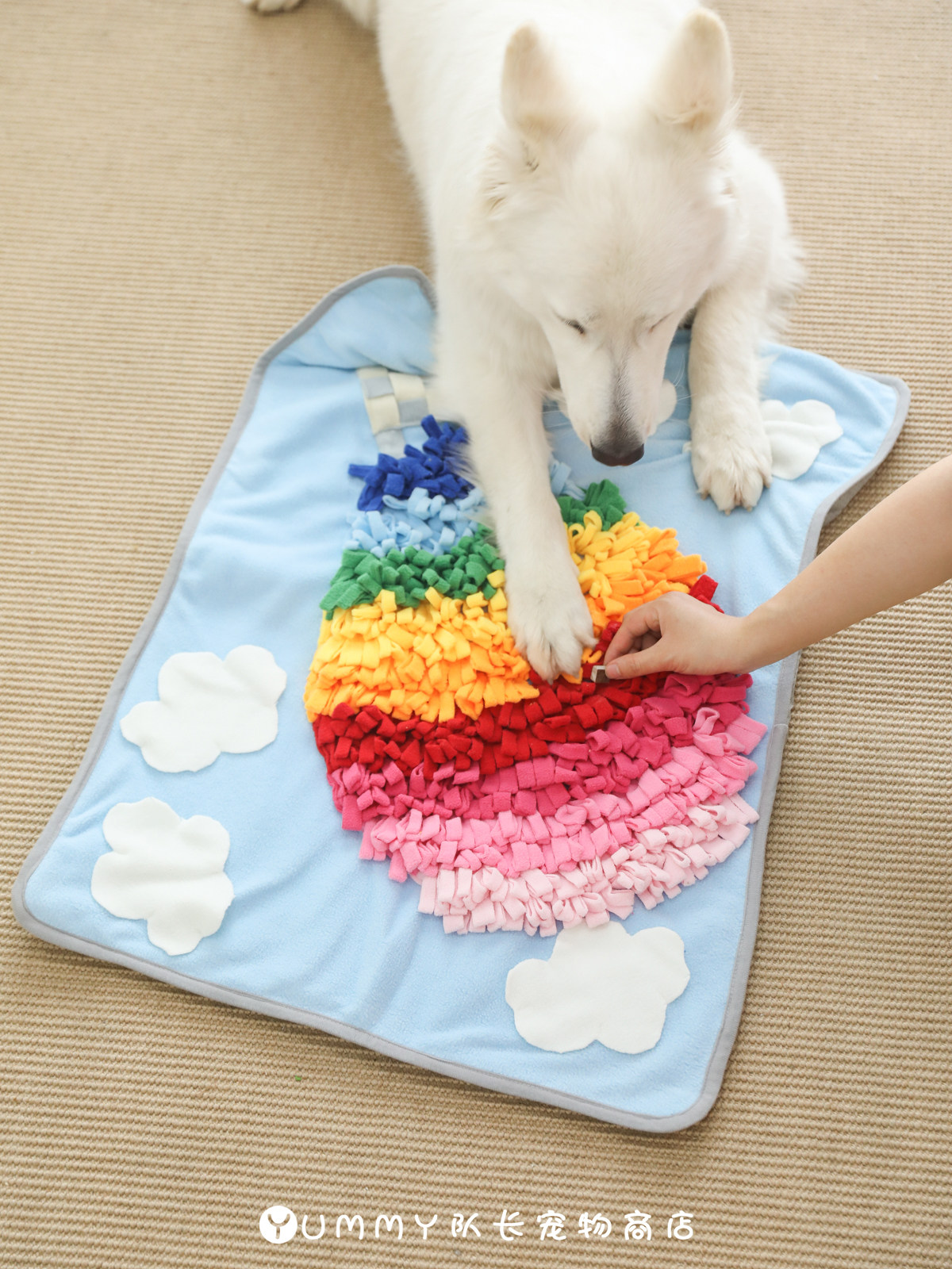 yummy宠物益智嗅闻垫子狗狗不拆家猫咪漏食食幼漏食球