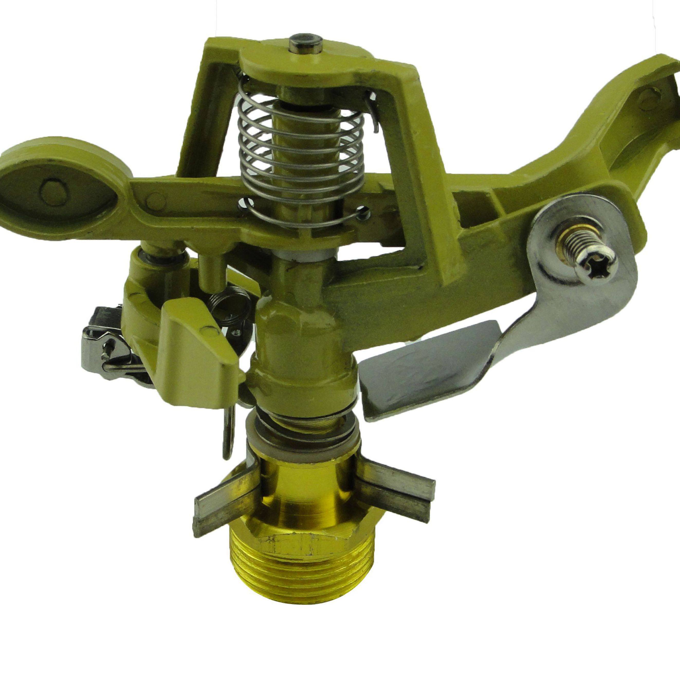 4分合金可调摇臂喷头自动旋转360度喷淋头草坪园林喷灌农业灌溉