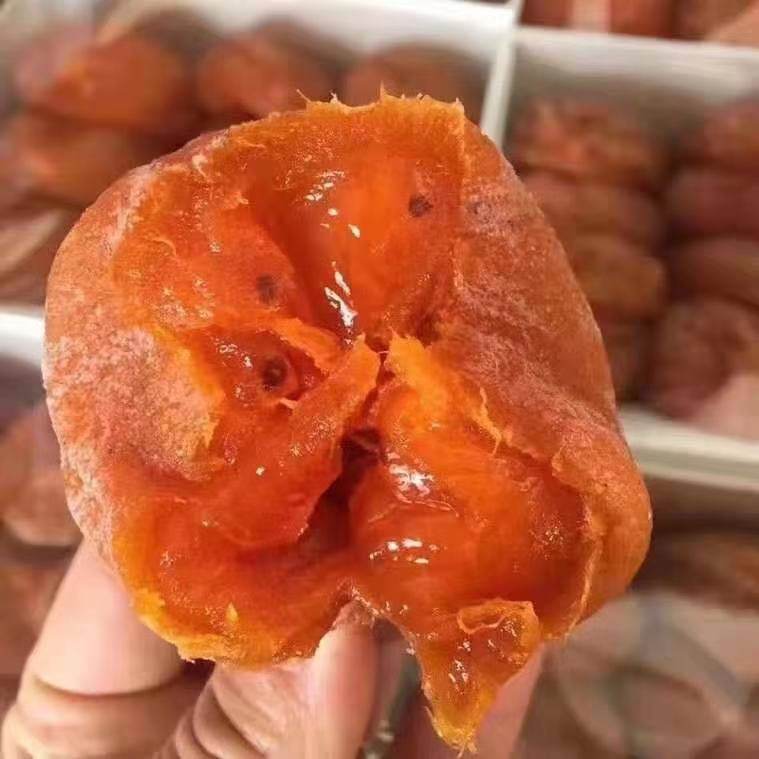 韩国出口绿源吊柿柿子饼散装三斤装柿饼柿子干五斤装整箱礼盒装