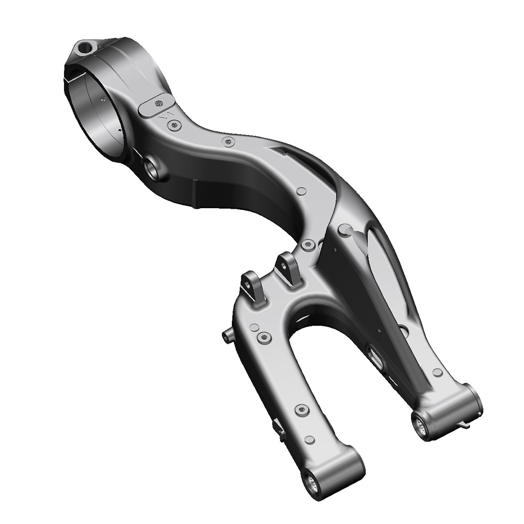 摇臂升仕摩托车zt310vv1vx单摇臂铝合金平叉摇架托架配件摩托车车架