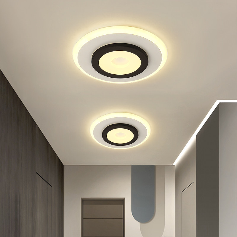 过道走廊北欧门厅入户玄关关灯衣帽间吸顶灯led厨卫