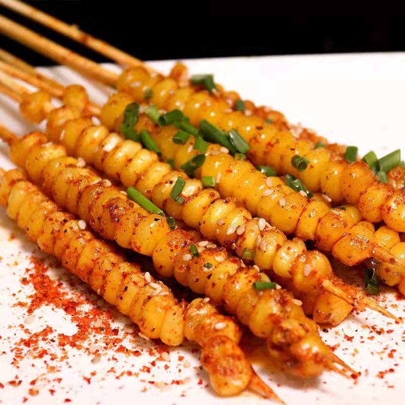 玉米烧烤东北夺命小串速冻玉米粒铁板商用半成品新鲜玉米