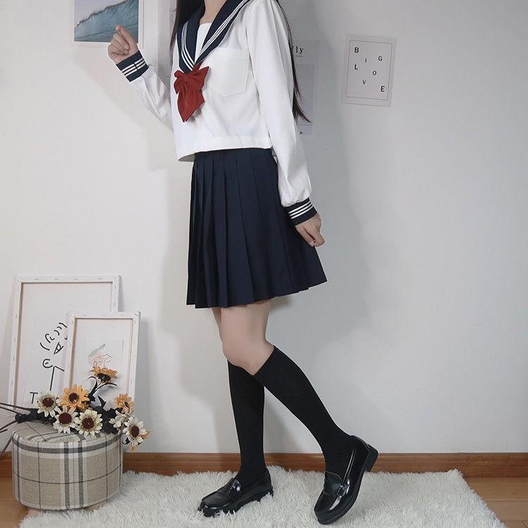 学生服装学院毕业典礼服班jk本日三本款白基础学生校服