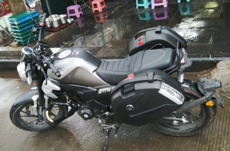 本田适用新大洲cbf190tr边箱鸷道cb190ss侧箱通用改装摩托车尾箱