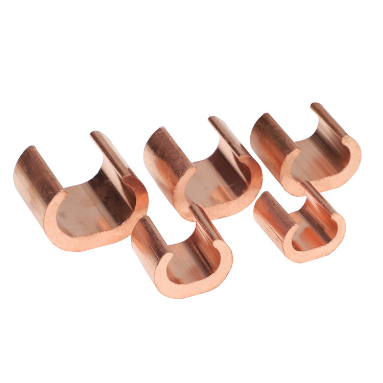 c型线夹cct-16电缆分支铜电线夹c型连接器适用铜绞线接续紫铜搭接