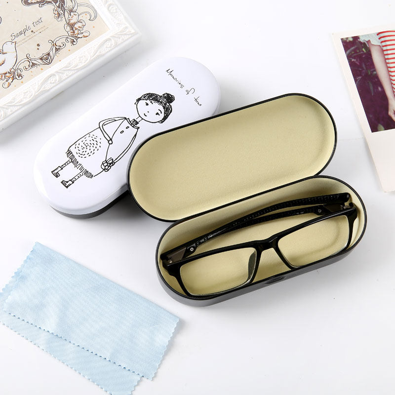 京尚眼镜盒男女韩国创意小清新近视镜收纳盒可爱学生太阳镜眼镜盒