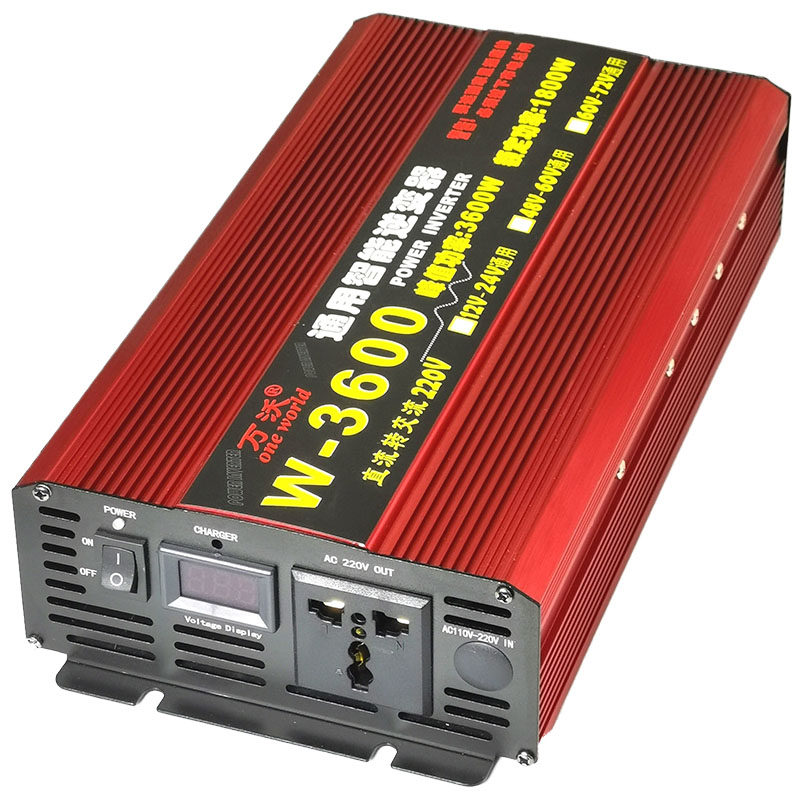 纯正弦波逆变器噐12v24v48v60v转220v车载家用5000w电源转换器噐