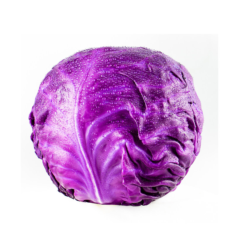 有机汇 有机紫甘蓝 新鲜蔬菜 沙拉菜欧盟认证孕妈宝宝放心菜 500g_7折