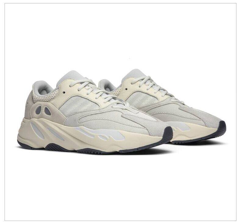 美国正品代购椰子yeezy700v2灰白反光黑武士晶洞男女跑步鞋