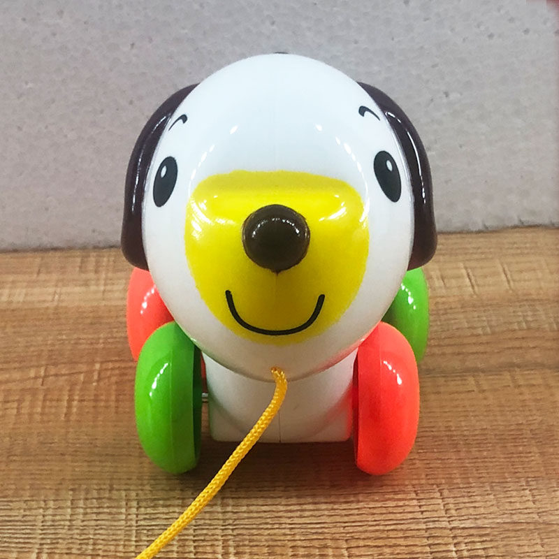 宝宝拖拉学步玩具车幼儿园13岁儿童牵引手拉响铃拖拉学步玩具