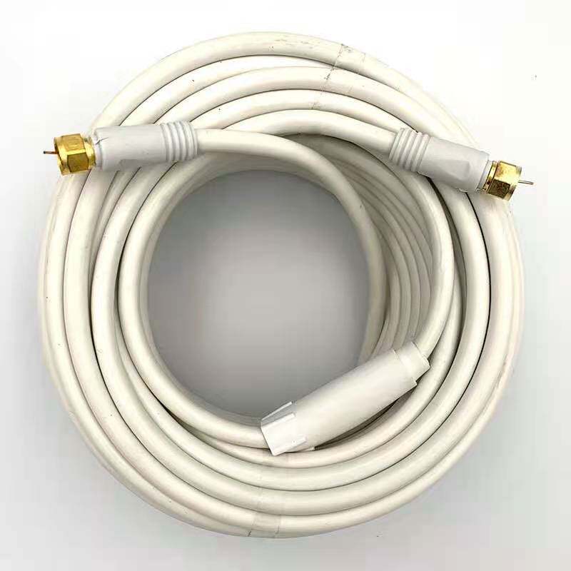 头数数字数字机机顶盒通信信号线连接同轴有线电视户户线材