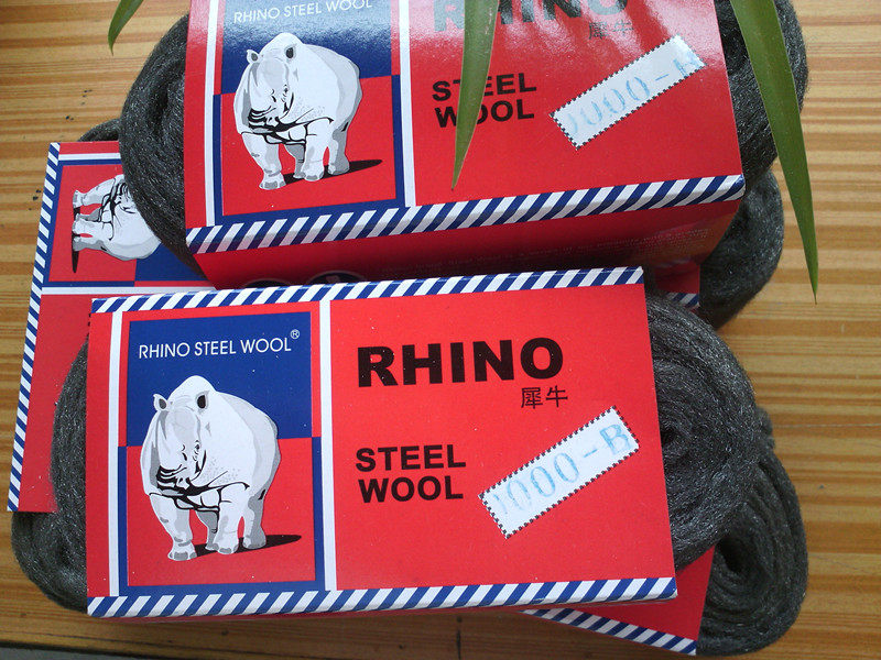 家具维修材料犀牛牌钢丝棉钢丝绒抛光钢丝擦洗玻璃专用钢丝棉0000