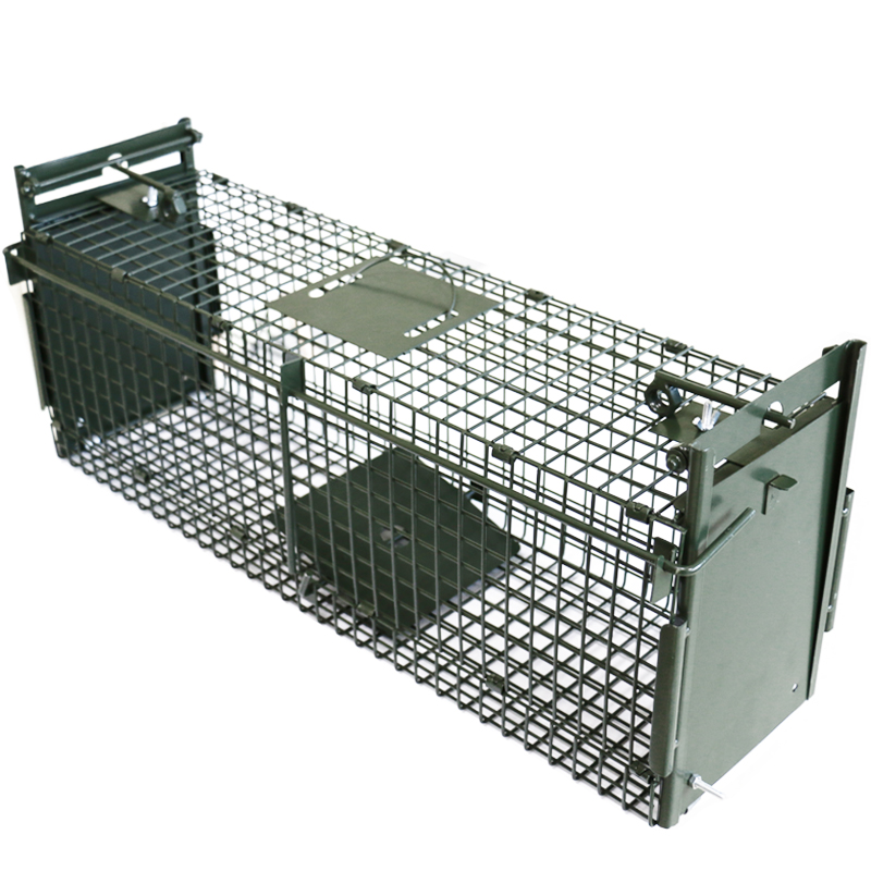 捕猫笼救助捉猫笼抓猫工具大号特大抓猫器全自动双开门笼子捕抓器