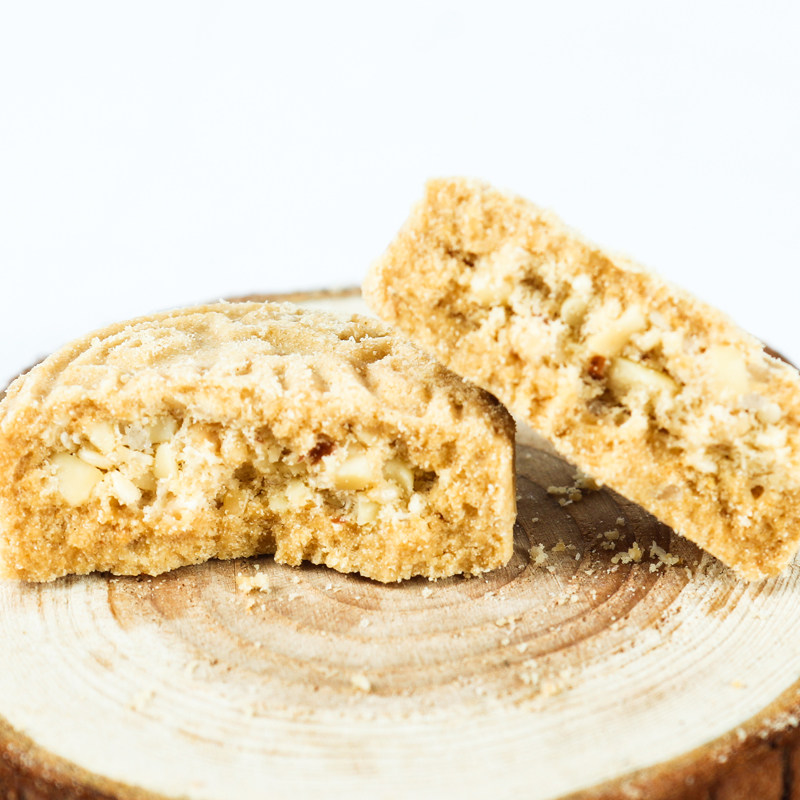 阳江特产 瑞莲莲香牌炒米饼粉酥/杏仁风味450g下午茶点心糕点零食