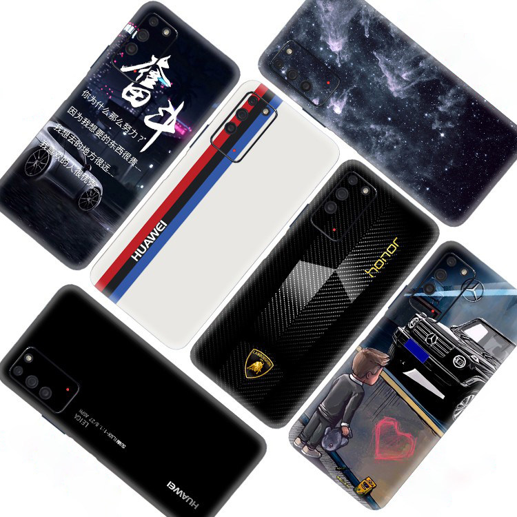 适用华为荣耀x10后盖手机手机贴贴纸v30全包彩膜手机贴膜