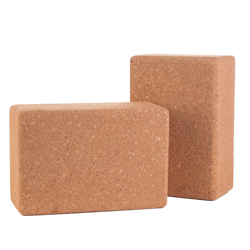 瑜伽vone天然软木砖加硬木木质环保无味加厚瑜伽砖
