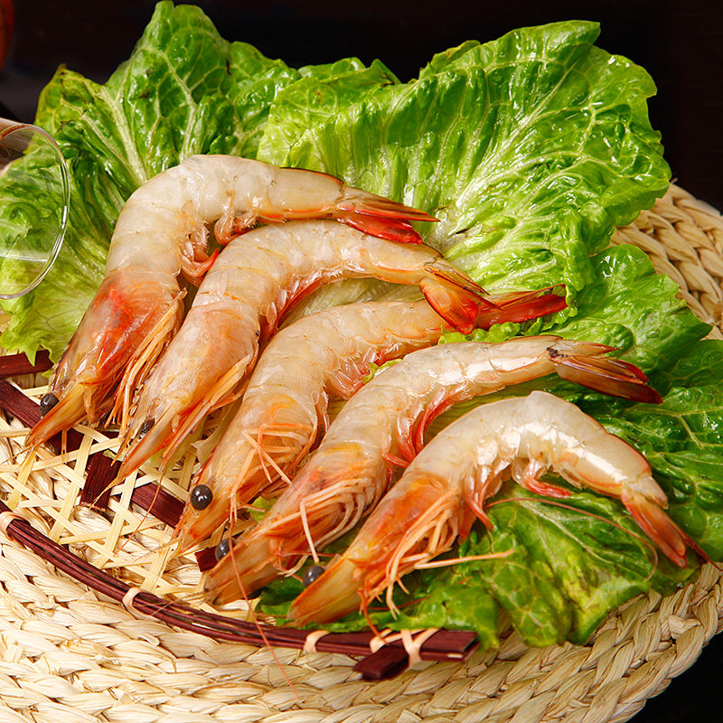 洋口港水产2kg大明虾冻虾年货南通特产海鲜冷冻冰鲜礼盒大礼包