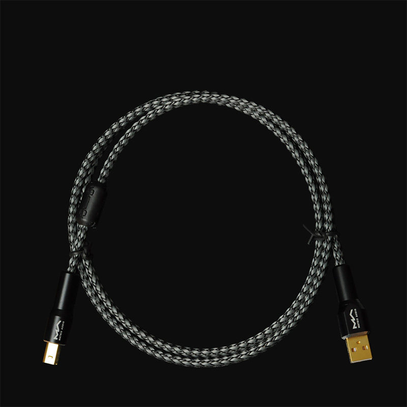 matrix矩声hi-fi音频专用usb数据线1.2米新版铝合金数据线