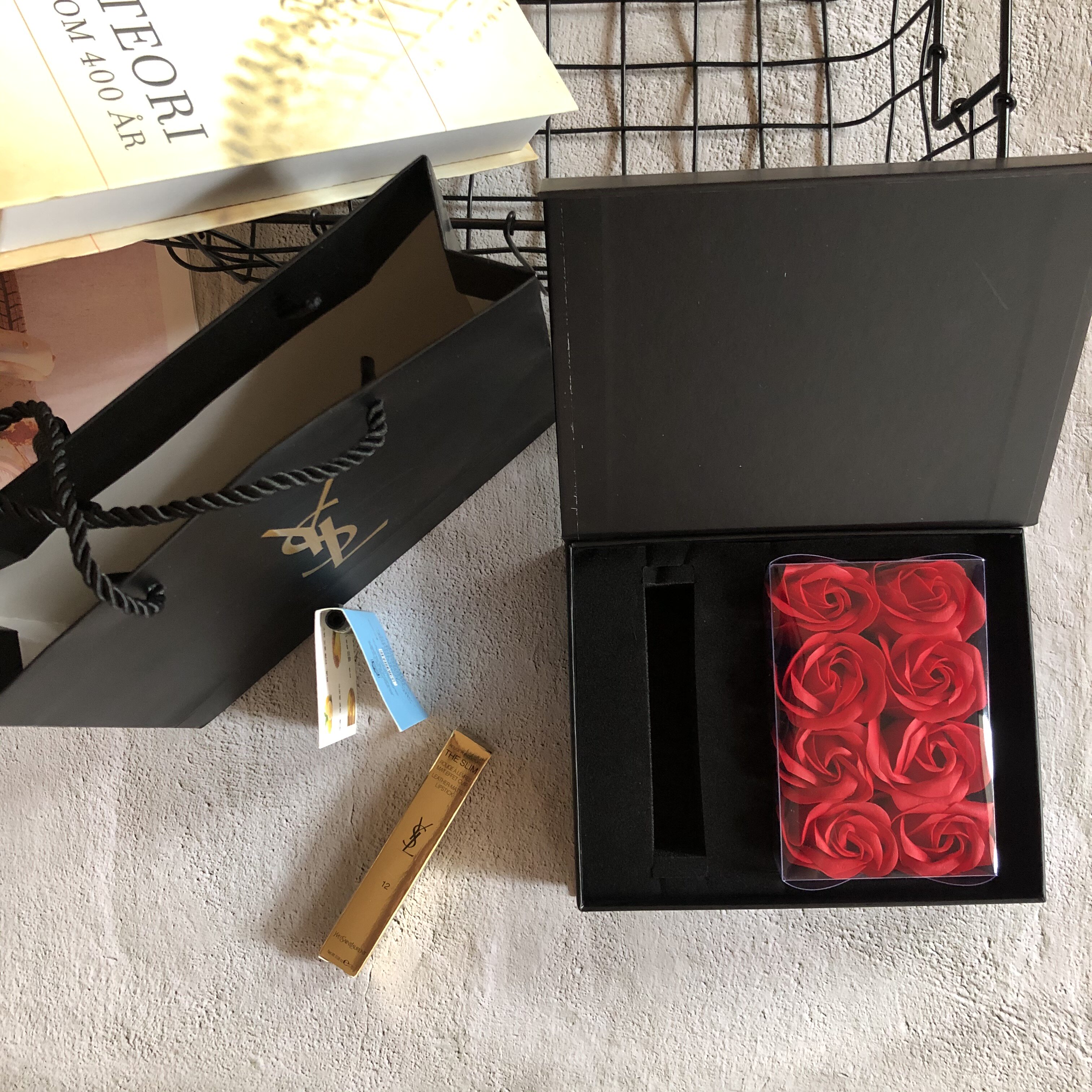 ysl细管官网金条小金旗舰店口红雾面哑光礼盒礼品盒