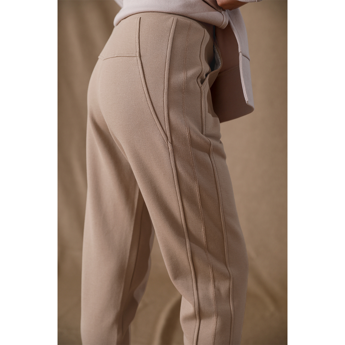 【口碑款再出】版型太显瘦~松紧高腰运动裤锥形九分休闲裤女秋新