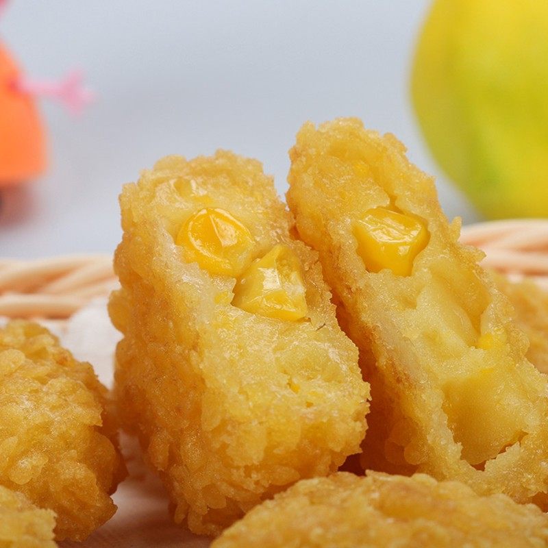 甜心玉米布丁奶油甜品鸡排小吃800克玉米