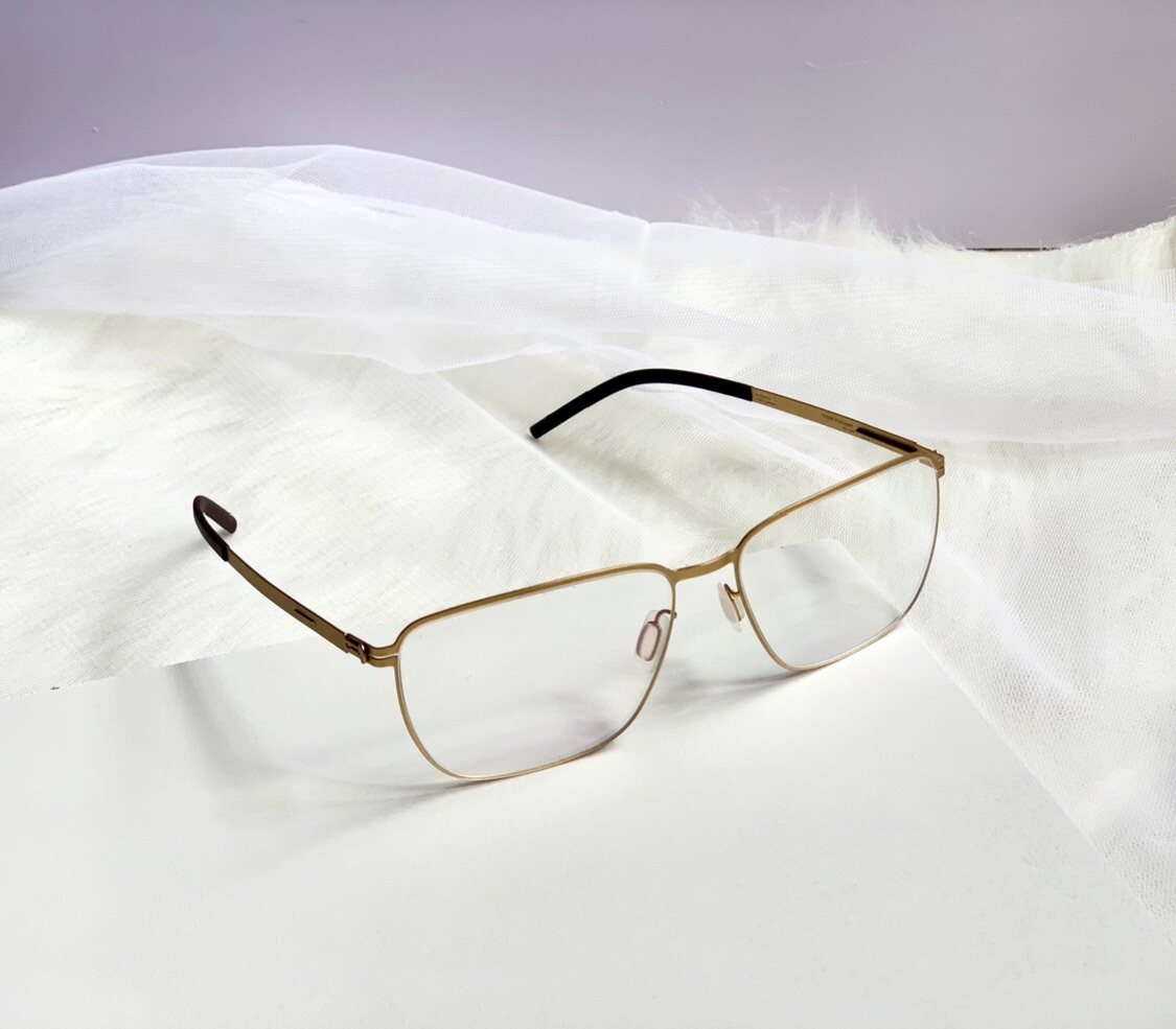 德系设计ic berlin眼镜商务镜框薄钢无螺丝近视眼镜超轻超薄全框