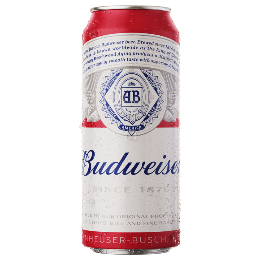 budweiser百威啤酒整箱经典醇正550ml15听罐装啤酒