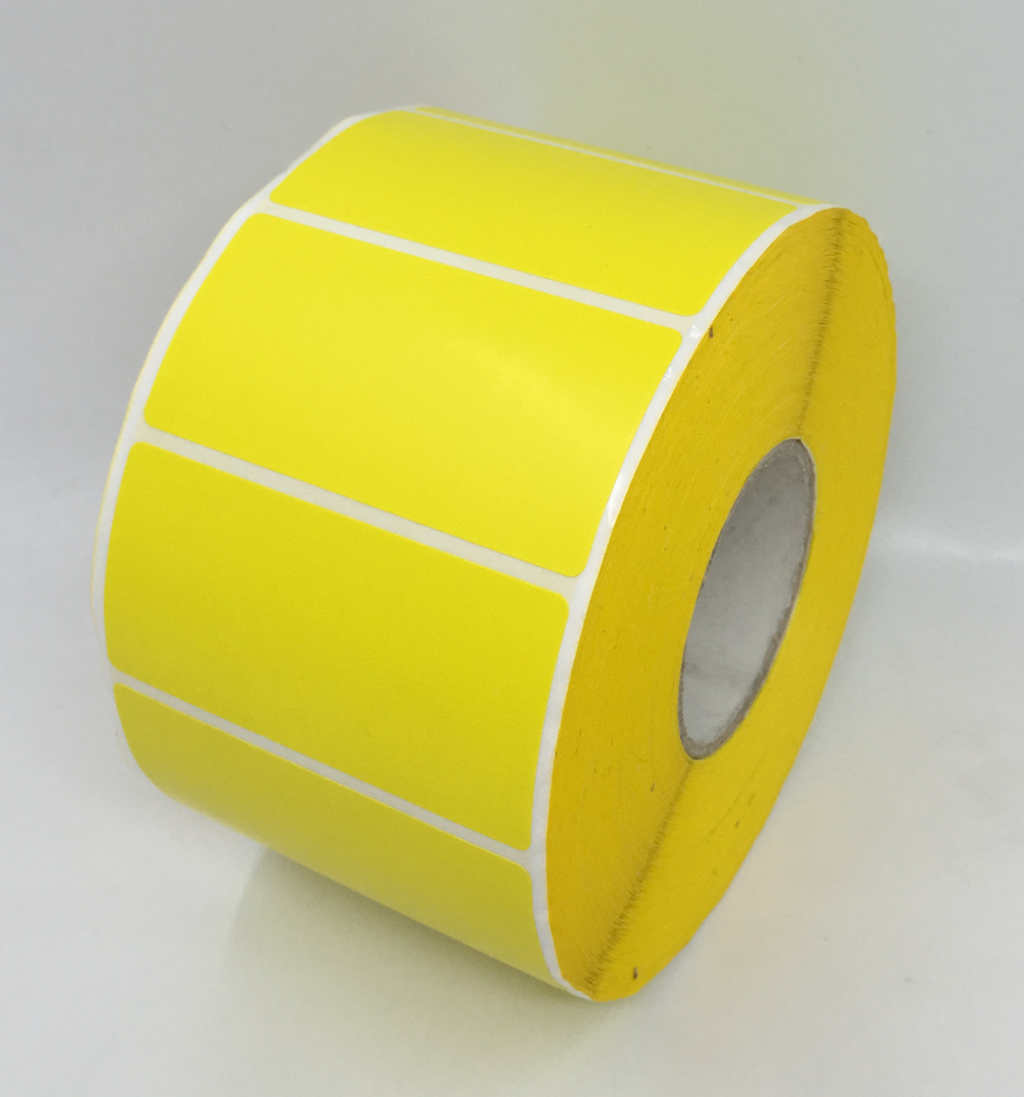 彩色标签纸不干胶卷筒合成纸条码打印纸防水贴纸pet标签纸